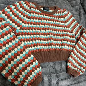 Cider retro patterned sweater